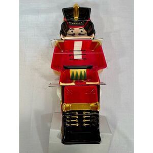 Red and Black Nutcracker 3 Bowls with Serving Spoons